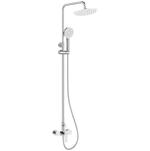 Kolumna natryskowa z baterią Largo chrom Laveo.png