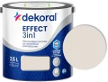 Farba lateksowa plamoodporna Effect 3w1 2,5l biały z nutą moreli Dekoral
