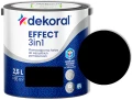 Farba lateksowa plamoodporna Effect 3w1 2,5l czarny Dekoral
