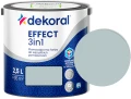 Farba lateksowa plamoodporna Effect 3w1 szary jasny 2,5l Dekoral