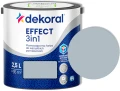 Farba lateksowa plamoodporna Effect 3w1 szary stalowy 2,5l Dekoral