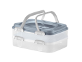 Pojemnik na żywność dwupiętrowy Dolce 40 x 30 x 18 cm Domotti 5904134003911  - Sklep Mrówka - EREM - eremsklep.pl