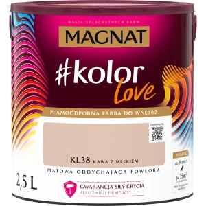 Farba plamoodporna #kolorLove kawa z mlekiem 2,5 l Magnat