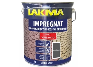 Impregnat koloryzujący do kostki brukowej Silbruk kolor grafitowy 4 l Lakma