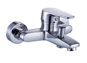 Bateria wannowa ścienna bez zestawu natryskowego Luga chrom BQL 010D Kuchinox