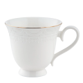 Wykonane z porcelany New Bone China są lekkie, a zarazem wytrzymałe i odporne na wyszczerbienia.