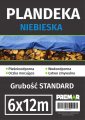 Plandeka niebieska, grubość Standard.