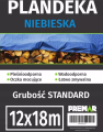 Plandeka niebieska, grubość Standard, rozmiar 8x12 m.