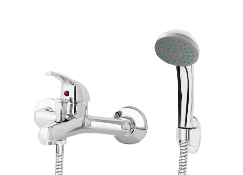 Bateria Wannowa z Zestawem Natryskowym ASTI Chrom BIA 011M Deante