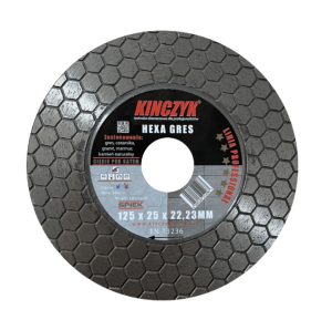 Tarcza diamentowa Hexa - Gres 125 mm Kinczyk