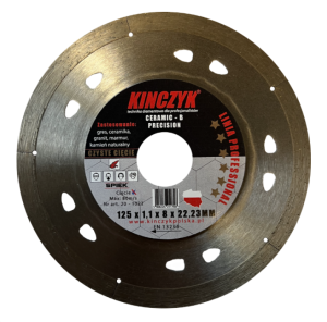 Tarcza diamentowa Ceramic - B Precision 125 mm Kinczyk