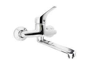Bateria umywalkowa ścienna Joko chrom BOJ 050M Deante