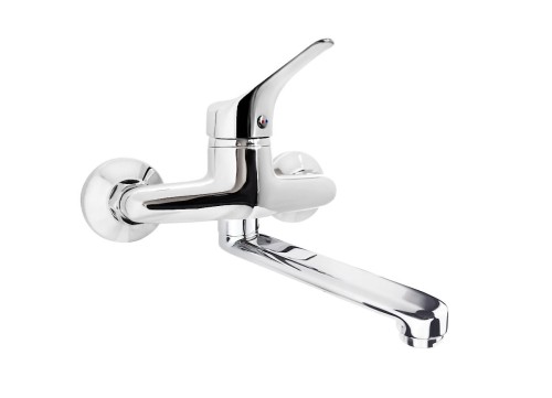 Bateria umywalkowa ścienna Joko chrom BOJ 050M Deante