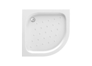 Brodzik Półokrągły STANDARD NEW 80cm Biały KTA 054B DEANTE