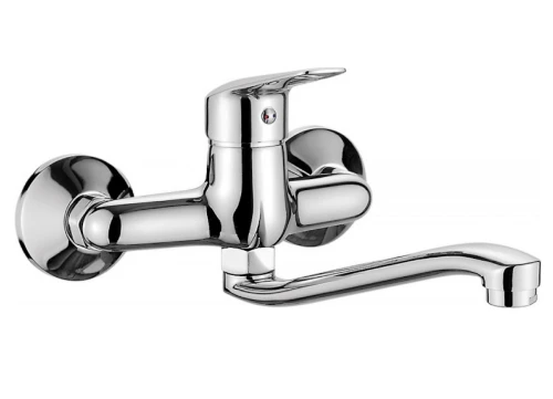Bateria zlewozmywakowa ścienna BORO Chrom BMO 080M Deante