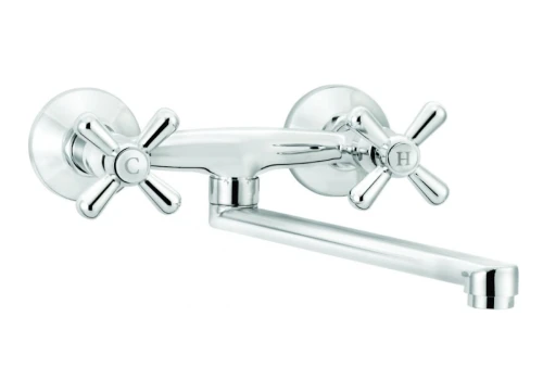 Bateria zlewozmywakowa SYMETRIO chrom BOS 080D Deante
