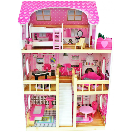 Domek dla lalek Basia drewniany 90 cm