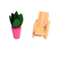 Fotel, kwiat w doniczne - Erem_Market