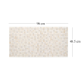Panel dekoracyjny PVC beżowa drobna mozaika 96x48,5 cm DMS