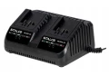 Ładowarka podwójna aku BCS20-2X4A S-97392 S-Volt Stalco