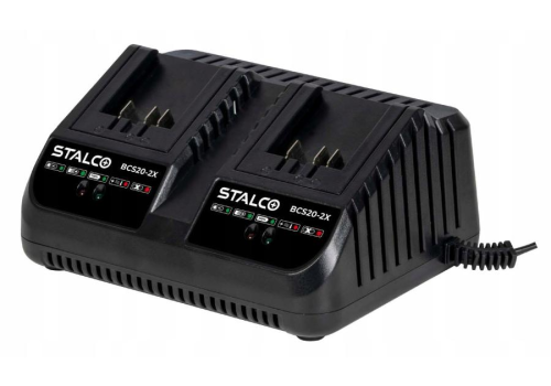 Ładowarka podwójna aku BCS20-2X4A S-97392 S-Volt Stalco