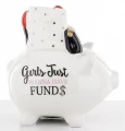 Skarbonka świnka girls just wanna have funds Art-Pol 145728 5902663457281 eremsklep.pl