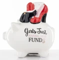 Skarbonka świnka girls just wanna have funds Art-Pol 145728 5902663457281 eremsklep.pl