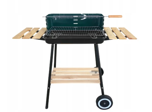 Grill z rożnem węglowy z półkami Mirpol MIR244 GRILL 5908227361056 eremsklep.pl