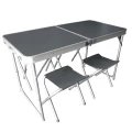 Komplet składanych mebli campingowych 4 taborety stół Patio 5904134071729 eremsklep.pl