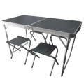 Komplet składanych mebli campingowych 4 taborety stół Patio 5904134071729 eremsklep.pl