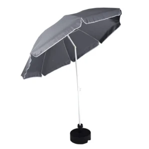 Parasol ogrodowy Poly 240 cm grafitowy Ołer