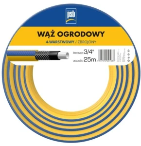Wąż ogrodowy 25 metrów 4-warstwowy 3/4" zbrojony