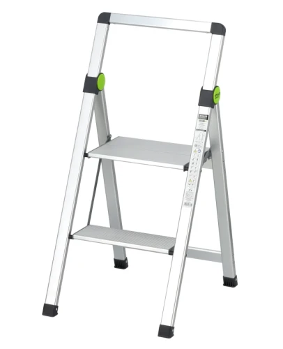 Drabina składana Mini Slim 2-stopnie z uchwytem Stalco Perfect S020140502 5905947938360 - Sklep Mrówka - EREM - eremsklep.pl