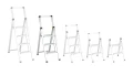 Drabina składana Slim 3-stopnie z uchwytem Stalco Perfect 5905947938384 - Sklep Mrówka - EREM - eremsklep.pl