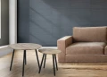 Stolik kawowy SK119D okrągły komplet 2 szt. 40 x 40 cm / 60 x 47 cm dąb 5901386215208 - Sklep Mrówka - EREM - eremsklep.pl