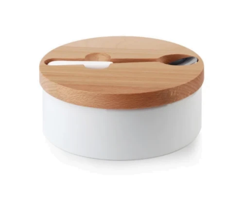 Cukiernica z łyżeczką biały 5902643335790 - Sklep Mrówka - EREM - eremsklep.pl