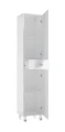 Słupek łazienkowy Mea 170 cm nóżki biały połysk 59063654770042  - Sklep Mrówka - EREM - eremsklep.pl