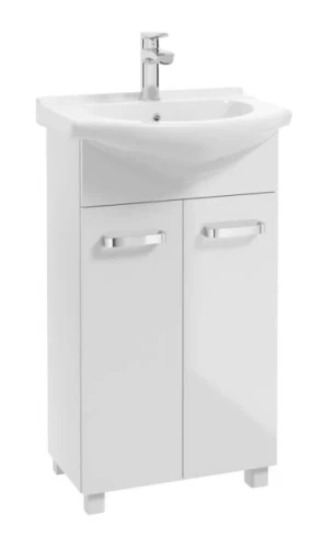 Zestaw łazienkowy szafka z umywalką Mila 50 cm biała 59063654939672  - Sklep Mrówka - EREM - eremsklep.pl