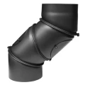 Kolano spalinowe nastawne uniwersalne 180 mm 4 - segmentowe Parkanex 5901592603653  - Sklep Mrówka - EREM - eremsklep.pl