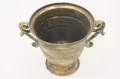 Wazon metalowy 18,5 x 25 x 18 cm złoty 5902663008193 - Sklep Mrówka - EREM - eremsklep.pl