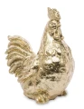 Figurka dekoracyjna kura 19 x 10,5 x 17 cm złoty 5902663289875 - Sklep Mrówka - EREM - eremsklep.pl