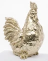 Figurka dekoracyjna kura 19 x 10,5 x 17 cm złoty 5902663289875 - Sklep Mrówka - EREM - eremsklep.pl