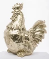 Figurka dekoracyjna kura 19 x 10,5 x 17 cm złoty 5902663289875 - Sklep Mrówka - EREM - eremsklep.pl