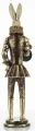 Figurka królik z zegarkiem 45 x 10 x 11,5 cm złoty 5902663553495 - Sklep Mrówka - EREM - eremsklep.pl