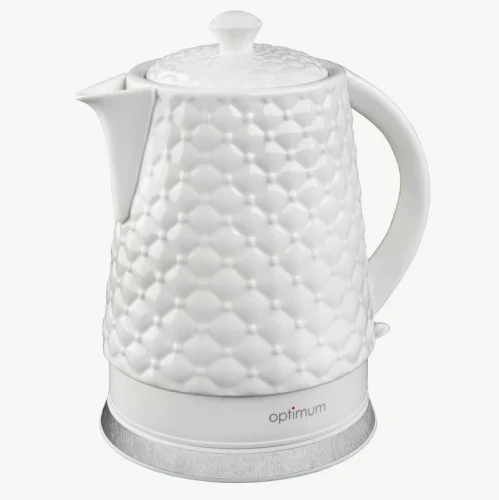 Czajnik elektryczny ceramiczny Optimum 1,5 L biały 5908310459769 - Sklep Mrówka - EREM - eremsklep.pl