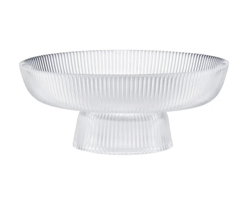 Patera szklana na nóżce Curly 25 cm 5904134676085 - Sklep Mrówka - EREM - eremsklep.pl