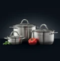 Komplet garnków nierdzewnych 6-elementowy Solar 5904134687357 - Sklep Mrówka - EREM - eremsklep.pl