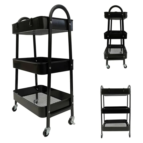 Wózek metalowy 79 cm czarny 5901386200419 - Sklep Mrówka - EREM - eremsklep.pl