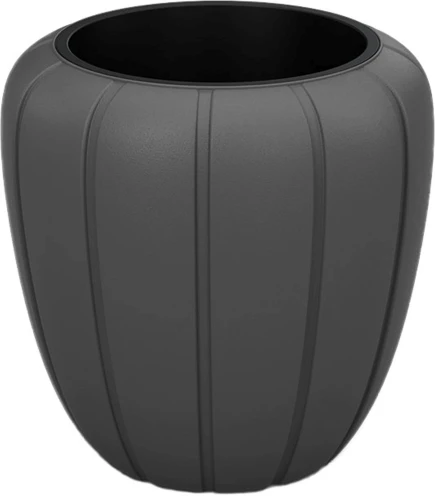 Donica Gaja niska 40 x 43 cm antracyt 5900119828951  - Sklep Mrówka - EREM - eremsklep.pl