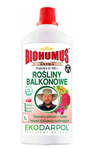 BIOHUMUS EXTRA rośliny balkonowe 1L EKODARPOL